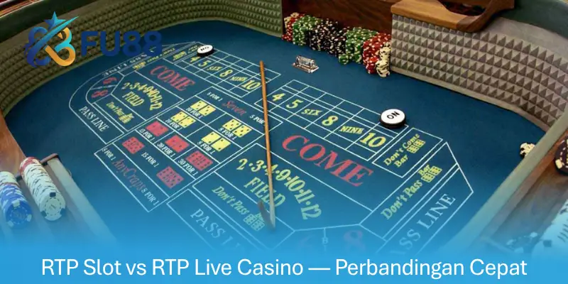RTP Slot vs RTP Live Casino — Perbandingan Cepat